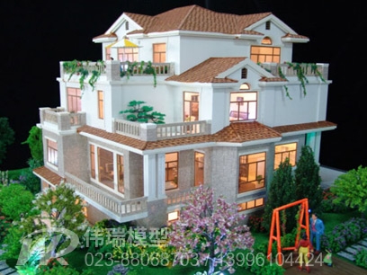 海南别墅建筑模型